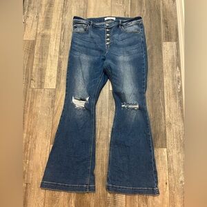 KanCan Xl Petite Flare Jeans